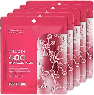 Hydrogel Sleeping Mask – 400 Dalton Collagen & Panthenol – Honest Korean Night Care for Dry Skin – Non-Sticky, Deep Moisture Support without the Hype (5 Sheets)