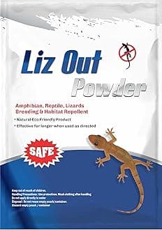 Liz Out Powder Non Toxic No Chemical Lizard, Reptile, Amphibian Repellent Powder for Outdoor, Indoor, Home & Garden use - 1 Kg