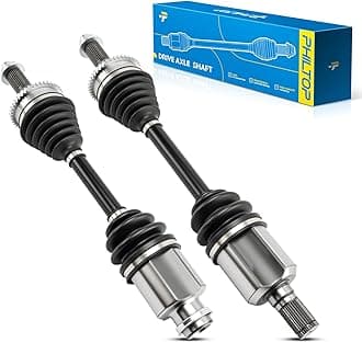 PHILTOP Front CV Axle for Ford Fusion 2006-2009, Mercury Milan 2006-2009, Lincoln Zephyr 2006, 66-8182 66-8183 CV Axle Shaft 2 PCS