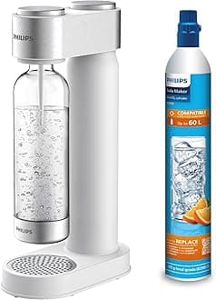 Philips Water Add4902Wh/10 Gozero Sparkling Water Maker, Plastic, White, 1 l