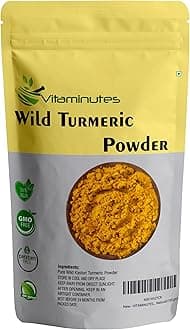 Bio Organic Wild Turmeric Powder For Skin And Face Care [Curcuma Aromatica/Jangli Haldi/Kasturi Manjal/Kasturi Haldi Powder] | Skin Whitening (100% Pure & Natural) (100 Gm)