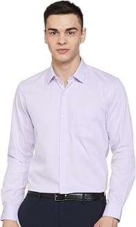 Peter EnglandMen's Solid Slim Fit Shirt