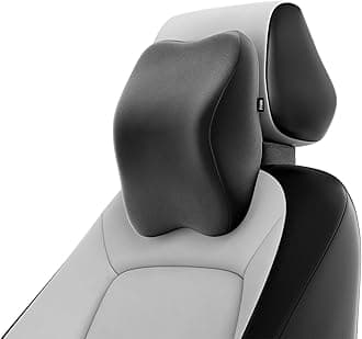 - Ultimate Car Neck Rest Pillow | Ultrasoft Pillow for Comfortable Car Rides | Superior Neck Support Cushion | Relieves Neck Pain | Hi-Per Foam Head Rest Pillow with Washable Velvet Cover | Black