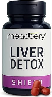 Meadbery Liver Detox Milk Thistle Extract Detox Supplement For Men And Women With 600Mg Of Silybum Marianum For Healthy Liver Helps in Cleanse Liver Natural Fatty Liver Care 30 Vegetarian Tablets