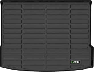 All Weather Cargo Liner for 2024 2025 2026 Hyundai Kona/Kona Electric(EV) Custom Fit Automotive Car Trunk Mat Accessories - Black