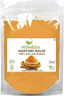 Kasturi Haldi Powder for Face Beauty (200 grams), Wild Turmeric Powder for Skin Whitening, Kasturi Manjal, Amba Haldi, Kasthuri Turmeric, Kachora, Pasupu