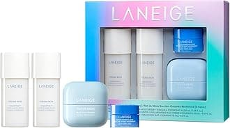 LANEIGEStrong Barrier Minis Set: Cream Skin Toner & Moisturizer, Water Bank Cream, Water Sleeping Mask