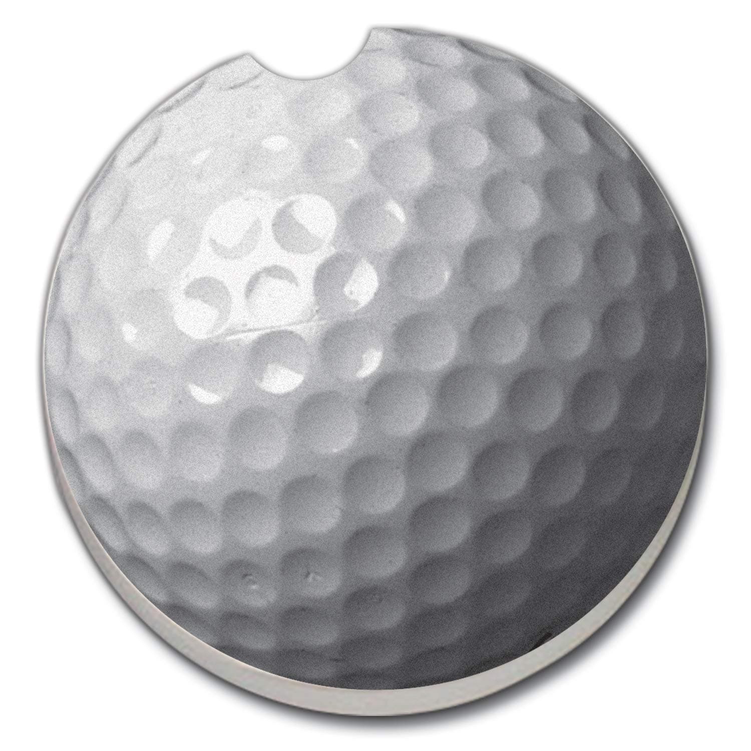 Golf Ball Auto Coaster, Single Coaster for Your Car
