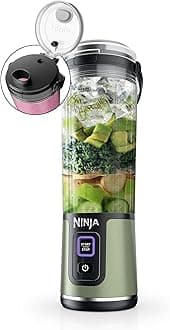 Blast Portable Blender, Cordless, 18oz. Vessel, Personal Blender For-Shakes and Smoothies, BPA Free, Leakproof-Lid and Sip Spout, USB-C Rechargeable, Dishwasher Safe Parts, Olive Green, BC151OG