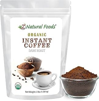 Z Natural Foods Organic Instant Coffee Powder, Dark Roast