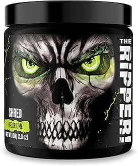 JNX SPORTS The Ripper! Fat Burner Pre Workout for Men & Women – Thermogenic Fat Burning Powder & Appetite Suppressant, Boost Energy & Endurance – Razor Lime, 30 Servings