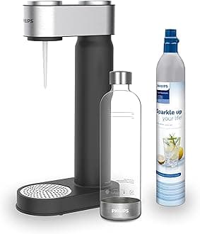 Water ADD4902BK/10 GoZero Sparkling Water Maker, Plastic, 1 Liter, Black