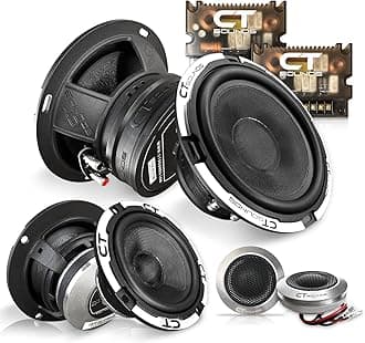 CT Sounds Meso 6.5” 500 Watt 3-Way Premium Component Car Speaker Set
