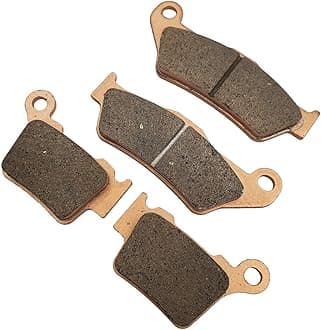 MotoForgeDynamics Front & Rear Brake Pads Set Compatible with KTM 125/144/200/250/300/350/450/505/530 SX EXC SXF 04-23 - Premium Sintered Compound, Enhanced Durability (Front and Rear)