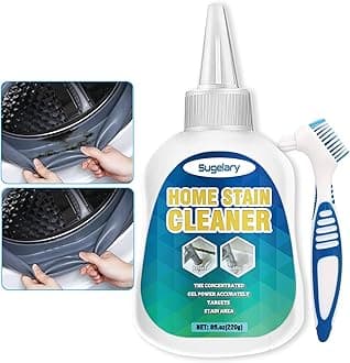SugelaryHousehold Washing Machine Cleaner for Washing Machine, Refrigerator Strips, Cleaner Gel for Home Sink Shower with Brush(8 fl.oz)