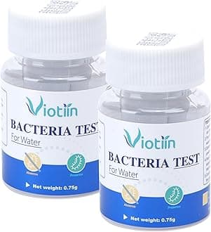 2 Pack E Coli and Coliform Bacteria Water Test Kit, Home Water Quality Water Test Kit for Detect Well, Tap, Pool, Lake, Pond and Drinking Water -EPA Approved