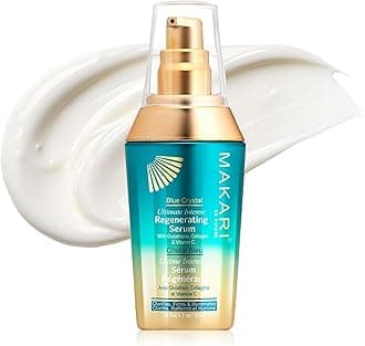 Blue Crystal Regenerating Serum 1.7oz - Lightening, Brightening & Tightening Body Serum with Natural Glutathione - Anti-Aging, Lightens Dark Spots And Blemishes For Even-Toned Radiance