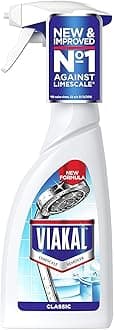 Viakal Limescale Remover Spray, Classic, Cleaning Products, Bathroom Cleaner Spray, 5 Litre (500 ml x 10), Toilet Cleaner Limescale Remover