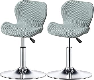 ELYSYSRL Bar Stool Cover Set of 2/4/6 Shell Back Adjustable Swivel Bar Stools Slipcover,Barstool Protector Covers for Dining Room Kitchen (Color : #11, Size : 2pcs)