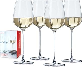 Willsberger Anniversary Large Wine Glasses, White, Set of 4