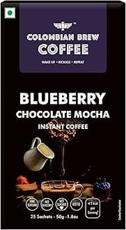 Blueberry Chocolate Mocha Instant No Sugar Vegan, 50g