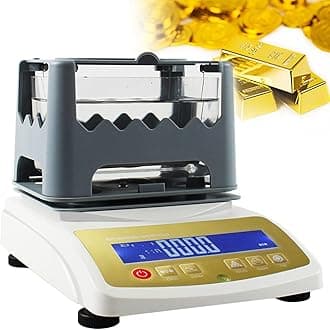 Digital Electronic Gold Purity Tester,Density Analyzer for Gold and Silver, Accurate to 0.01g, Precious Metal Density Tester,XF-200K