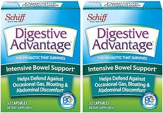 Digestive Advantage Intensive Bowel Support, 32 Capsules (Pack of 2)