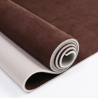 Suede Headliner Fabric with Foam Backing Material 60" W×96" L Car Micro-Suede Roof Headliner Fabric for Automotive RV Boat Home Interior Replacement Repair 60" Wide - Chocolate