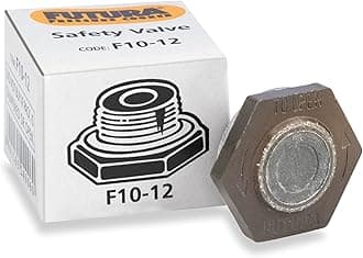 FUTURA Hawkins Safety Valve with Washer for all Pressure Cookers from 2 Litre to 9 Litre, Black, Standard (FSV)