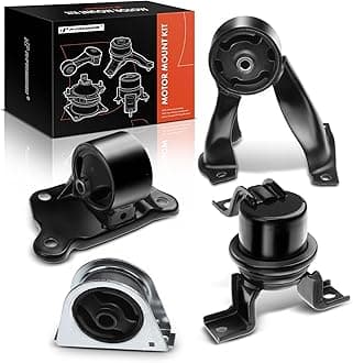 A-Premium 4PCS Engine Motor Mount and Transmission Mount Set Compatible with Mitsubishi Lancer 2002 2003 2004 2005 2006 2007 L4 2.0L, Automatic Transmission, Replace# MB309486, MR554746