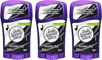 Lady Speed Stick Deodorant 1.4oz Powder Fresh Invisible Dry (3 Pack)