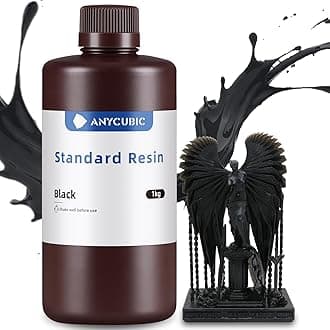 LCD UV 405nm Rapid Resin for 3D Printer-500ml/ 500g-Bottle Random Black 1L POT063