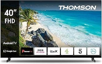 Thomson 40 Inch (121 cm) Smart Android TV (WLAN, Triple Tuner DVB-C/S2/T2) - 40FA2S14UK - 2023