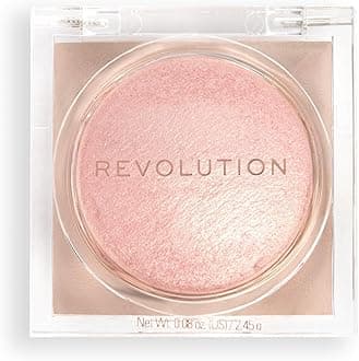 Revolution Beauty London Makeup Beam Bright Highlighter, All Over Face Glow, Powder To Liquid Formula, 5 Different Shades, Pink Seduction