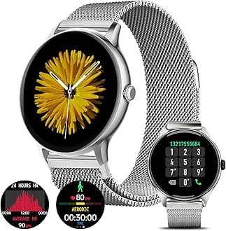 Fire-Boltt Phoenix Ultra Luxury Stainless Steel, Bluetooth Calling Smart Watch, AI Voice Assistant, Metal Body with 120+ Sports Modes, SpO2, Heart Rate Monitoring (Silver).