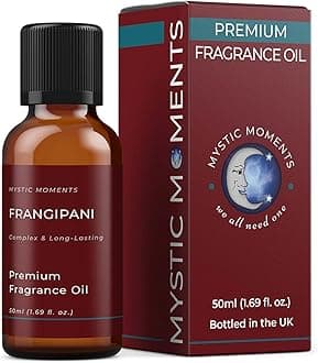 Mystic Moments | Frangipani Fragrance Oil - 50ml - Perfect for Soaps, Candles, Bath Bombs, Oil Burners, Diffusers and Skin & Hair Care Items