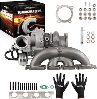 K03 Turbo Turbocharger Kit for 2009-2017 Audi A4 A5 A6 Quattro allroad Q5 L4 2.0L with CDNB CDNC CAEA CAEB CFKA Engine, for Volkswagen Passat Seat Exeo, 06H145702L, Basic PVL Series