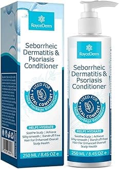 Seborrheic Dermatitis Psoriasis Conditioner: Scalp Relief for Folliculitis Psoriasis Dry Itchy Scalp Oily Hair - Dandruff Conditioner for Healthy Hair