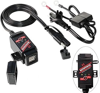 Motorcycle Dual USB Charger Kit