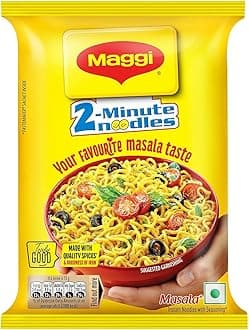 MAGGI 2-Minute Instant Masala Noodles, Iron Fortified, Made With Premium Spices (70g x40 pack)