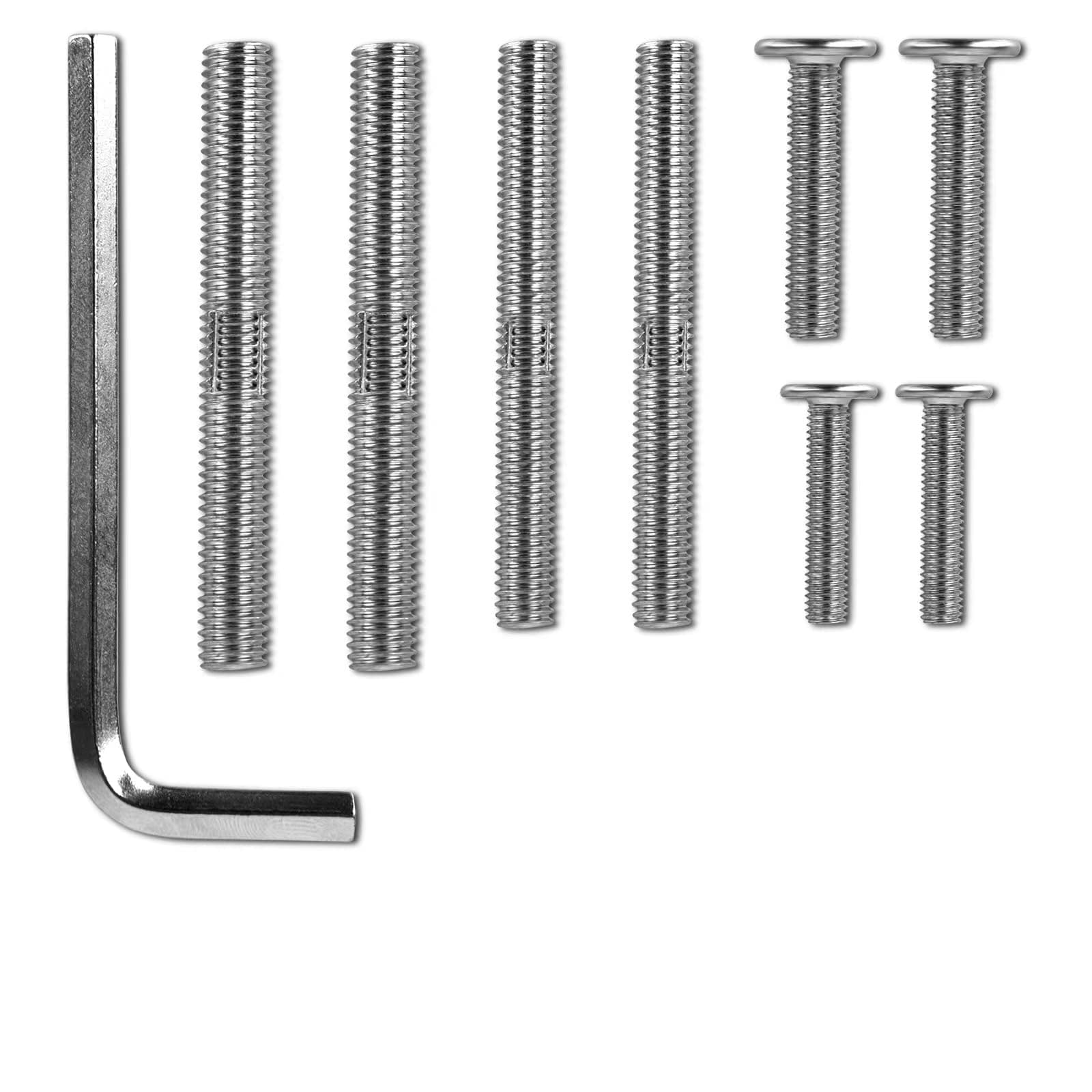 Cat Scratching Post Replacement M10 Screws，M10 and M8 Screws for Cat Scratching Post with Allen Wrench 4PCS Threaded Bolt and 4PCS Screws, Not Include Cat Scratching Post