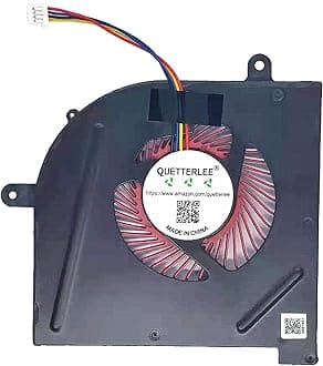 QUETTERLEE Replacement CPU Cooling Fan Compatible MSI GS63 GS63VR GS73 GS73VR GS62 MS-17B1 MS-17B2 MS-16K2 MS-16K3 Stealth Pro BS5005HS-U2F1 Fan