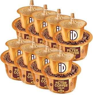 100% Authentic | Bold | Instant Filter Coffee | Coffee Decoction Liquid | 70% Coffee & 30% Roasted Chicory | Arabica & Robasta Beans | Serve 120 Cups | Pack of 8 | 1200 Ml (150 Ml Each Pouch)