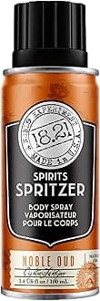 Men’s Spirits Spritzer, 3.4 oz. - Long-Lasting All Over Body Spray with Masculine Aromatics - Gifts for Him