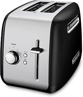 KitchenAid 2 Slice Manual Lift Toaster - KMT2115OB, Onyx Black