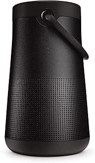 Bose SoundLink Revolve+ (Series II) Bluetooth Speaker, Portable Speaker with Microphone, Wireless and Water Resistant with 360 Degree Sound, Long Lasting Battery and Handle, Black