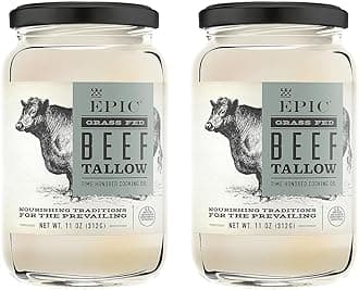 Epic Animal Oil, Beef Tallow, 11 Ounce (Pack of 2)