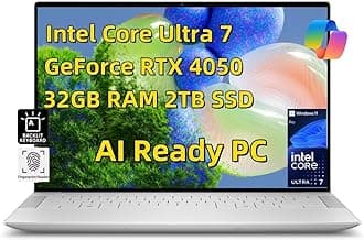 NewDell XPS 14 9440 Business Laptop, 14" FHD+ Infinity Edge, Intel Core Ultra 7 155H, 32GB LPDDR5X RAM, 2TB SSD GeForce RTX 4050, Backlit KYB Thunderbolt 4, Fingerprint Win 11 Pro AI PC w/AI Copilot