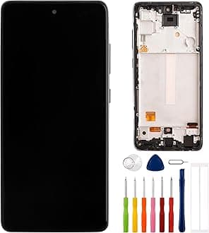 OLED LCD Display Compatible with Samsung Galaxy A52 SM-A525F SM-A525M 6.5" LCD Display Touch Screen Assembly with Tools