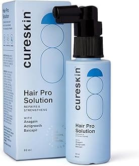 Cureskin Hair Pro Solution | Hair Growth Serum with Anagain, Actigrowth, and Baicapil | Strengthen, Repair & Nourish Hair